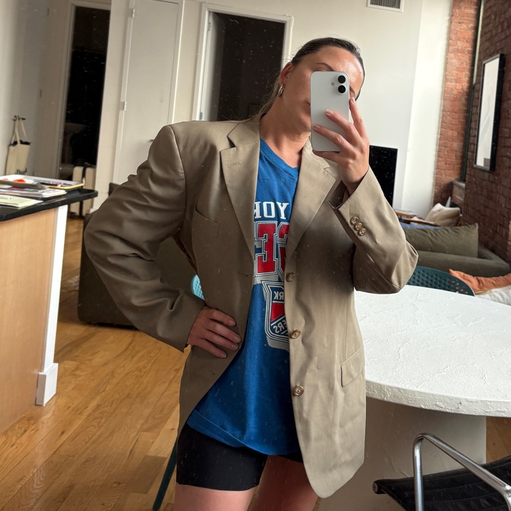 Vintage Beige Blazer